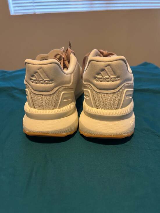 adidas Women's X_PLR Path Shoes in Wonder White / Off White / Gum - Picture 6 of 7